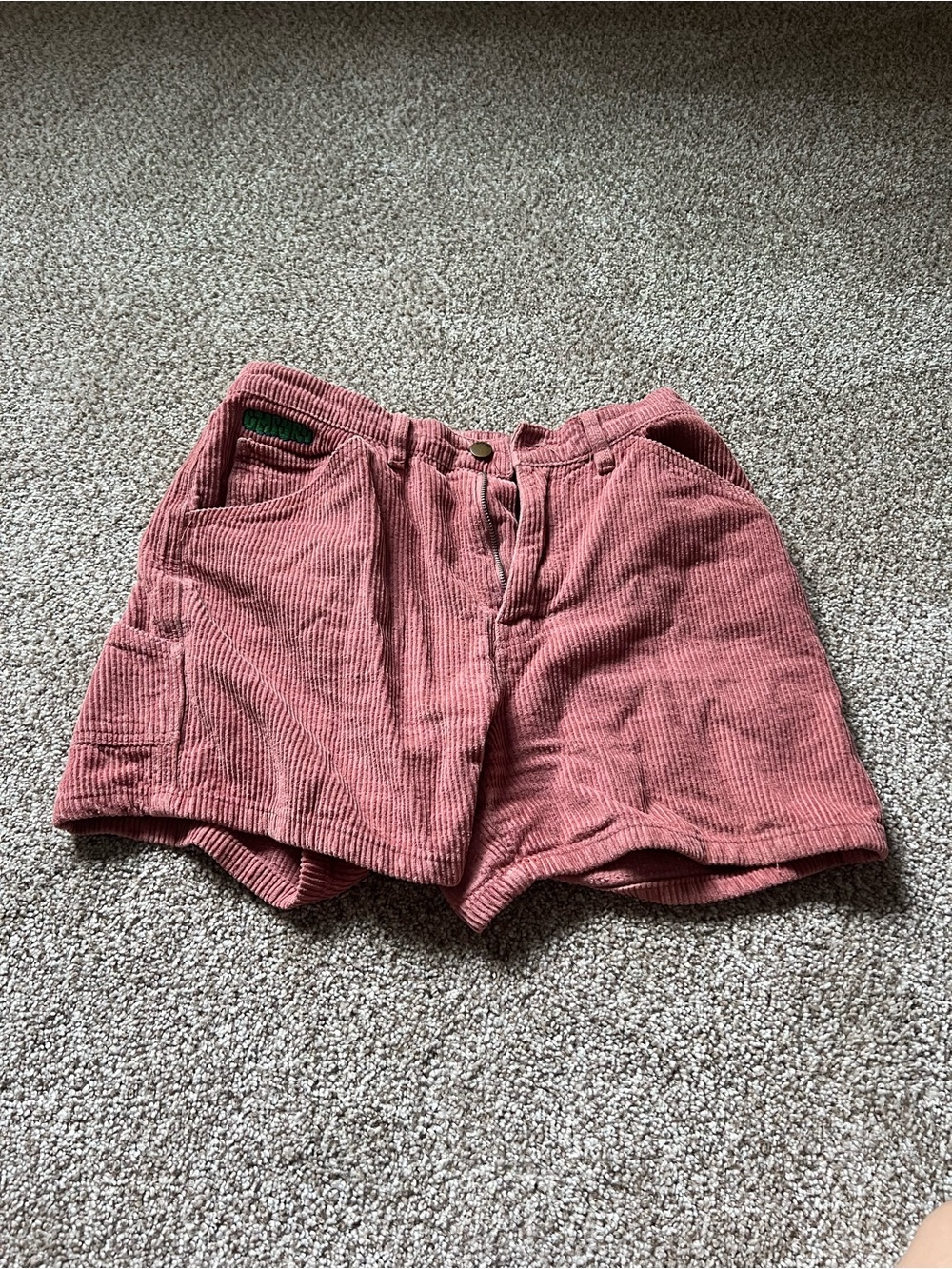 Corduroy High-Rise Women’s Shorts - Dusty Rose
